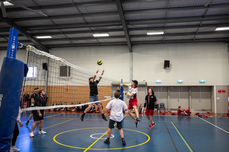 Year 12 battle their teachers in one final quest for sport domination!