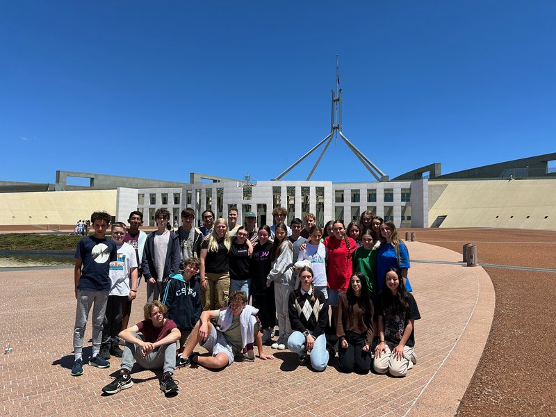 Year 9 soaks in the sights and sounds of the nation's capital