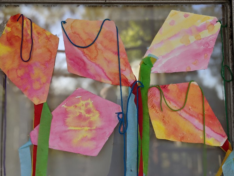 The August winds are blowing... Kindy kites
