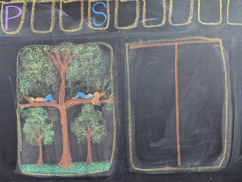 Class 1 learn their letters