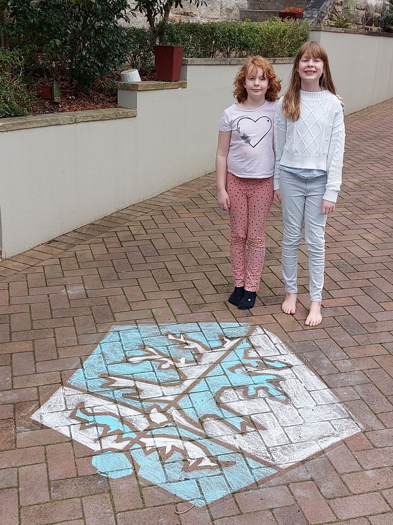 Class 5 takes square metre challenge to the next level