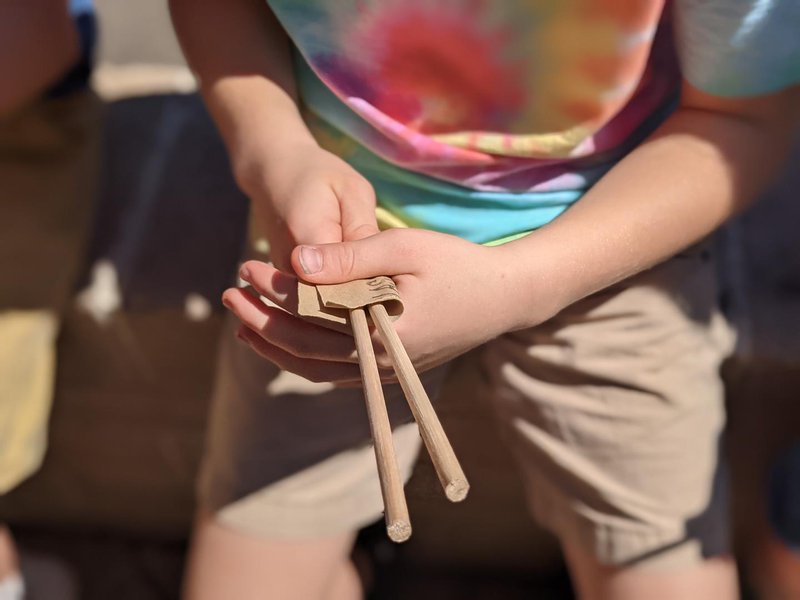 Class 2 happy to be back crafting together