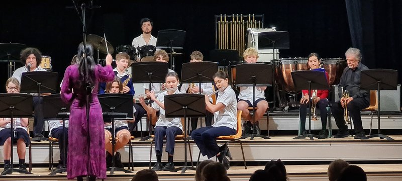 Glenaeon Concert Band performs at the Northern Beaches Instrumental Festival