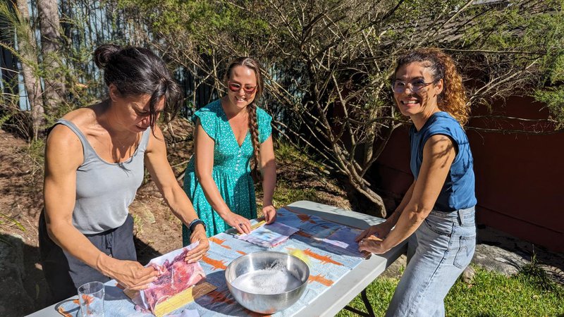 Parent Craft  Wet Felted Flowers