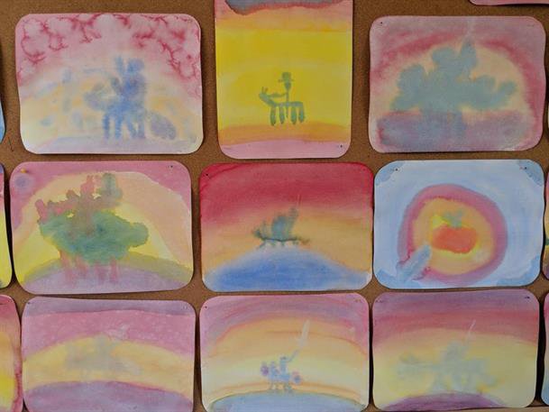Class Two Celtic Wonders paintings