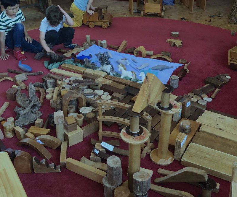 Work and play in the Kindergarten day