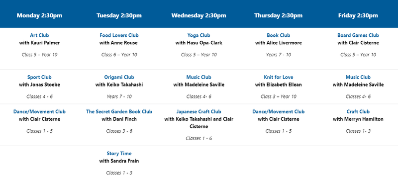 Join the Clubs! Glenaeon “Clubs” program for Students from Class 1 through to Year 10