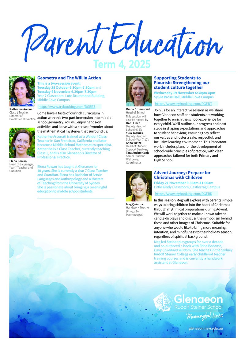 Term 4 Parent Education Program