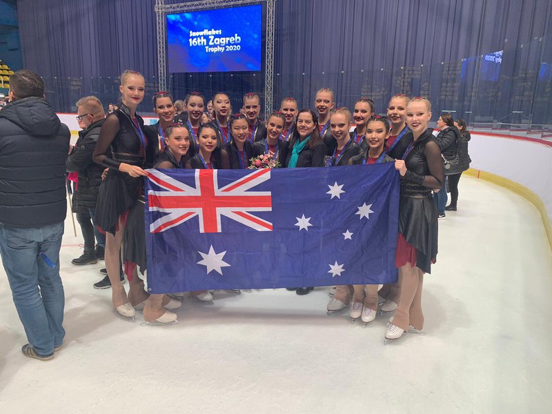 Elicia skates her way to the podium in Zagreb