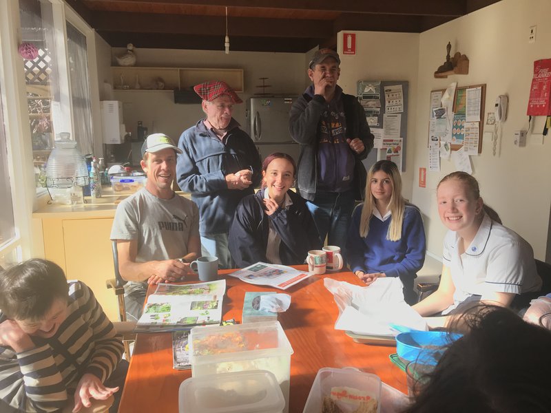 Students explore The Cove on a visit to Warrah