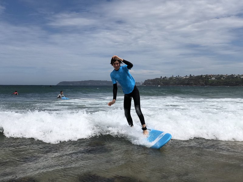 Year 10s catch waves at Longy