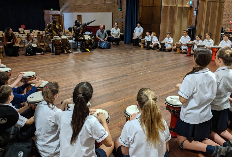 Year 7 Surprise African Drumming Workshop
