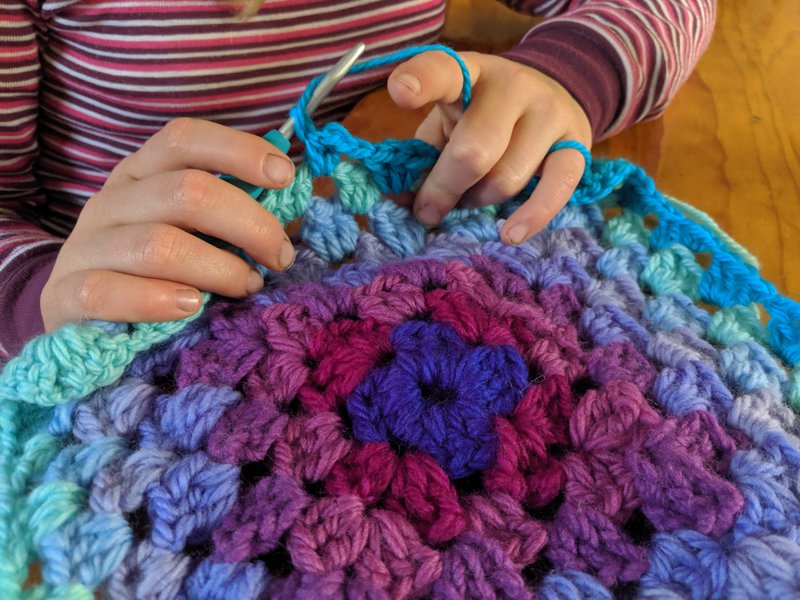 Class 3 Craft - crocheting pillow cases