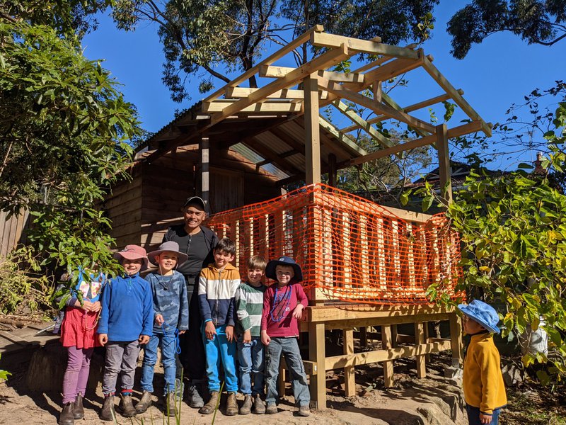 Kindergarten's new shed extension