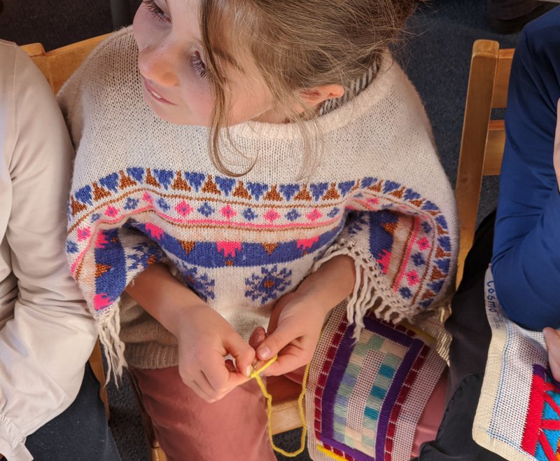 Class 2 sewing pencil cases