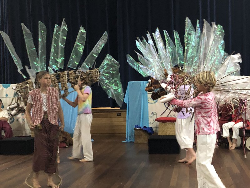 Class 6 perform Aladdin