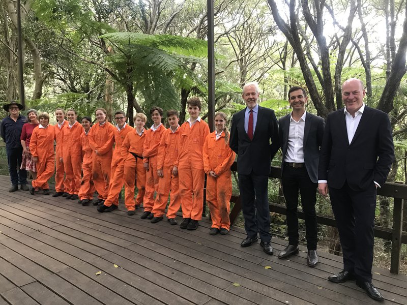 Orange is the new green: Glenaeon's bush regen work on show