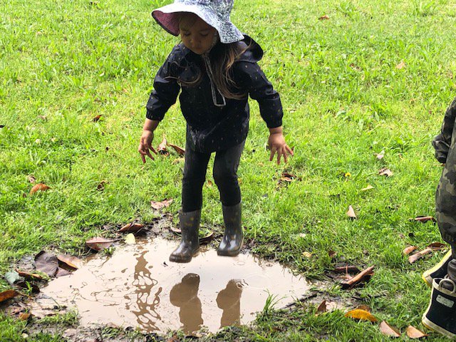 Preschool gets muddy!