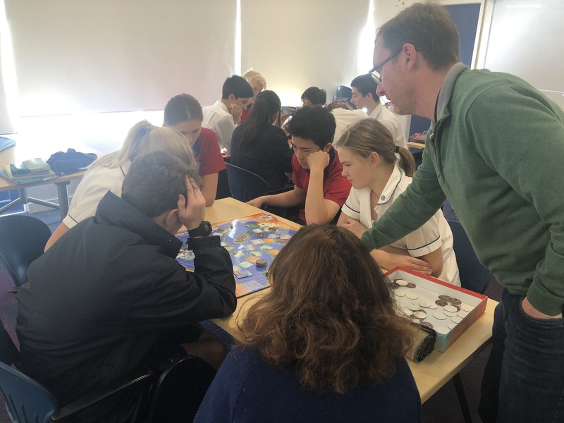 Year 10s play games to save life on Planet Earth