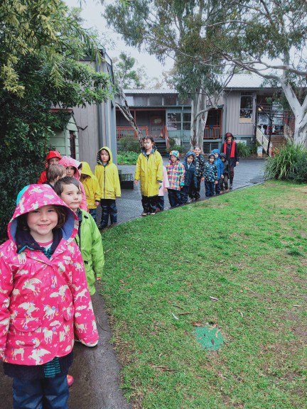 Kindergarten - A rainy day bushwalking