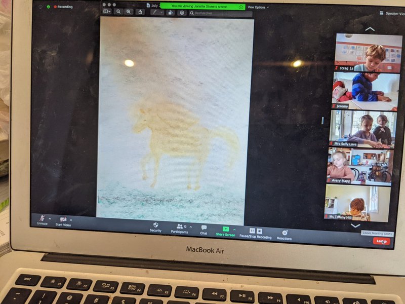 Class 1 Zooming with Jennifer and climbing trees