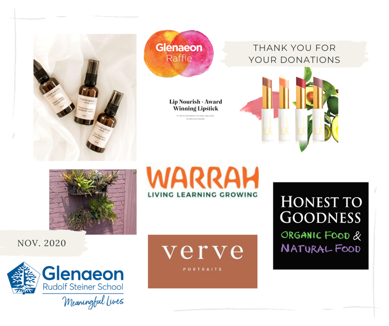 Glenaeon Raffle - drawn 5pm 22 November 2020