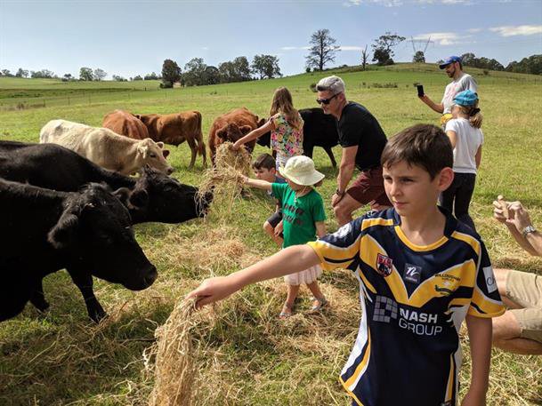 Class 3 Farmstay, fresh bread and feast