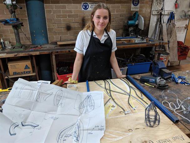 Alina Hutton's class twelve Design and Technology Major Project