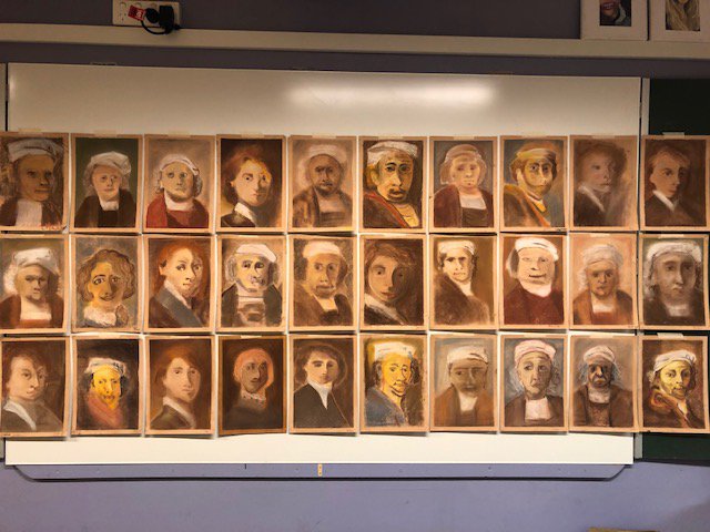 Year 8 study portrait