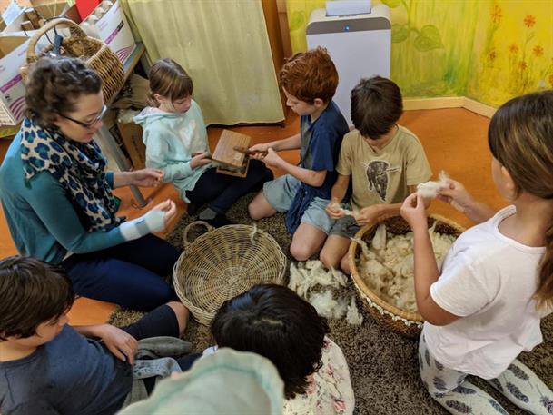 Class 3 farming main lesson - wool, wheat and Warrah Farm!