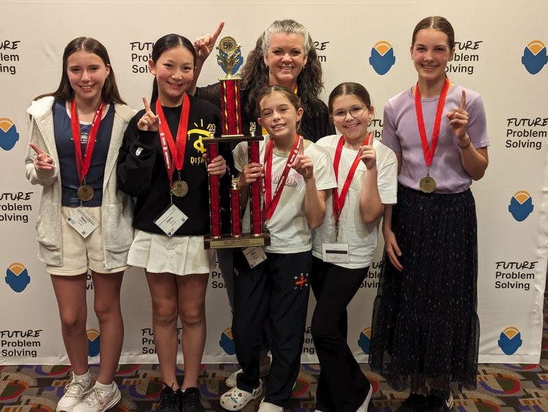 Future Problem Solvers place first in the world!