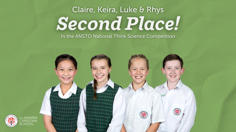 Young scientists place second in ANSTO's national 'Think Science!' competition!