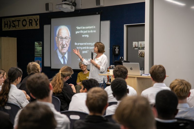 Year 8's informative and inspiring incursion with Courage to Care