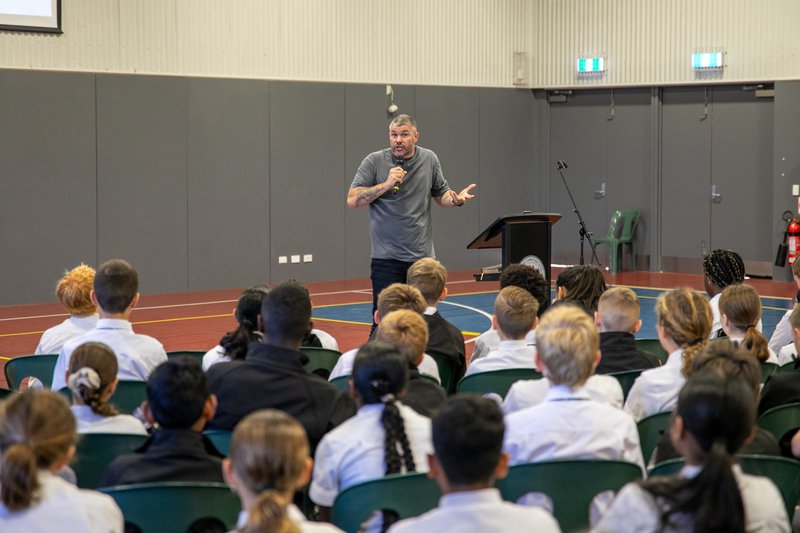 Finding Life's Purpose: Guest Speaker Dave Jensen Visits ICS