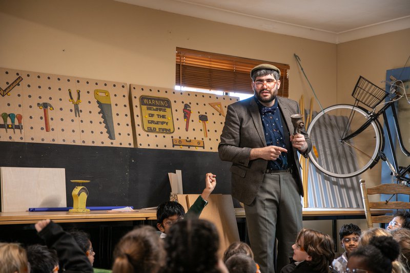 Year 2 students step into the imaginative world of Grandpa's Shed