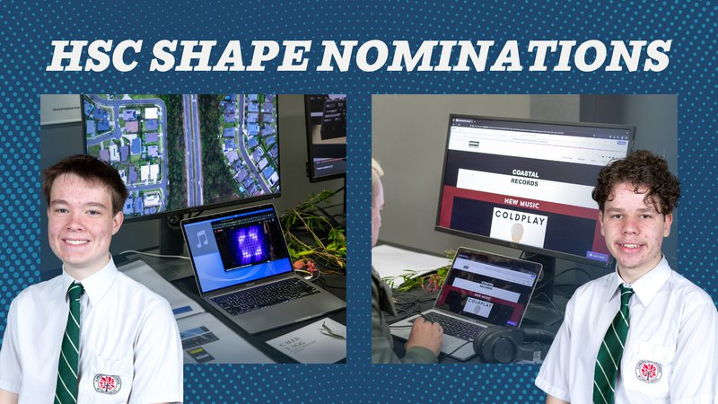 Caleb and Ashton receive HSC SHAPE nominations!