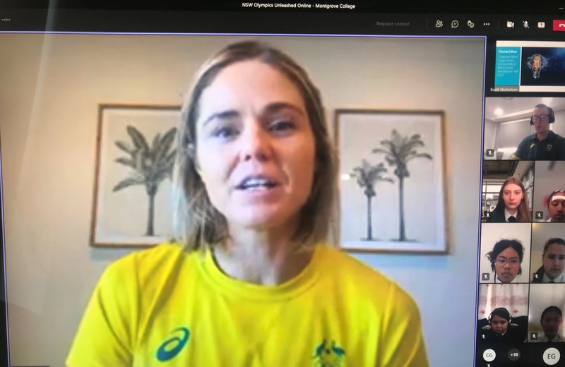 Year 9 Talk with Olympian Keesja Gofers
