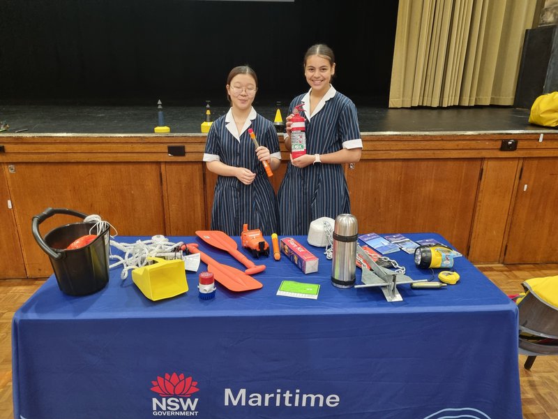 Marine Studies Boat Safety Incursion