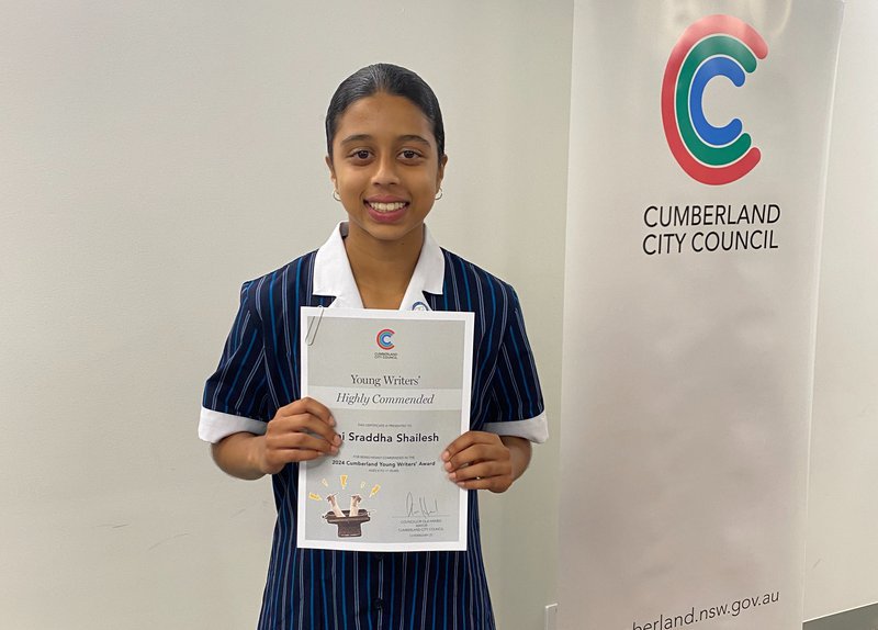 Year 7 Student Recognised in Cumberland Young Writers Award
