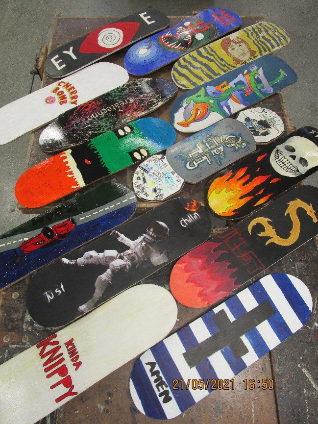Skateboards Unit in Design & Technology